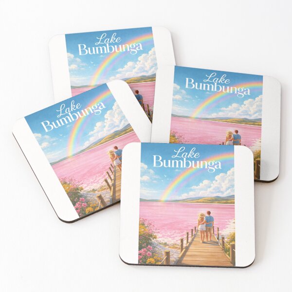 Item preview, Lake Bumbunga Rainbow Reflection South Australia Lochiel Scenic Salt Lake designed and sold by Places On Earth.