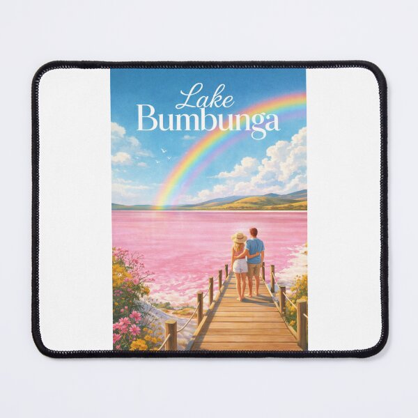 Item preview, Lake Bumbunga Rainbow Reflection South Australia Lochiel Scenic Salt Lake designed and sold by Places On Earth.