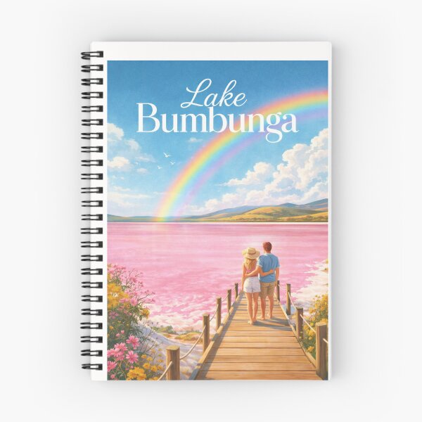 Item preview, Lake Bumbunga Rainbow Reflection South Australia Lochiel Scenic Salt Lake designed and sold by Places On Earth.