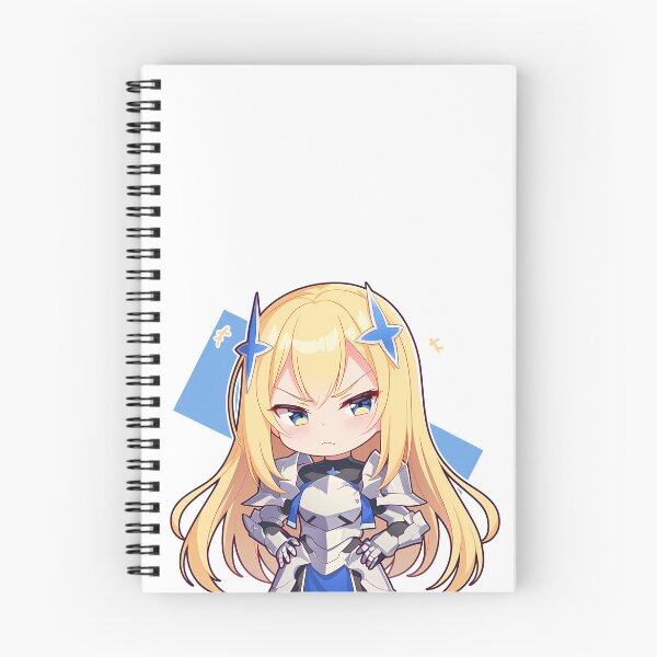 Item preview, Ais Wallenstein Danmachi Chibi Kawaii Angry Blonde Knight Mood designed and sold by 108Recordings.