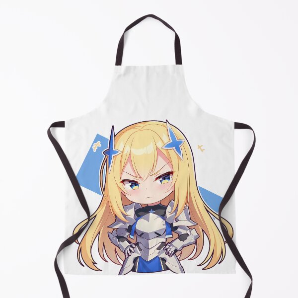 Item preview, Ais Wallenstein Danmachi Chibi Kawaii Angry Blonde Knight Mood designed and sold by 108Recordings.
