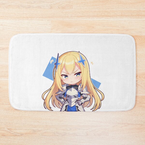Item preview, Ais Wallenstein Danmachi Chibi Kawaii Angry Blonde Knight Mood designed and sold by 108Recordings.