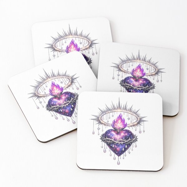Item preview, Galaxy Sacred Heart with Halo designed and sold by jgvisualarts.