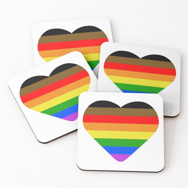 Item preview, POC Rainbow heart designed and sold by ProtestMom.