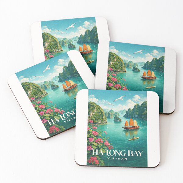 Item preview, Ha Long Bay Vietnam Emerald Waters Cat Ba Island Quang Ninh Seascape designed and sold by Places On Earth.