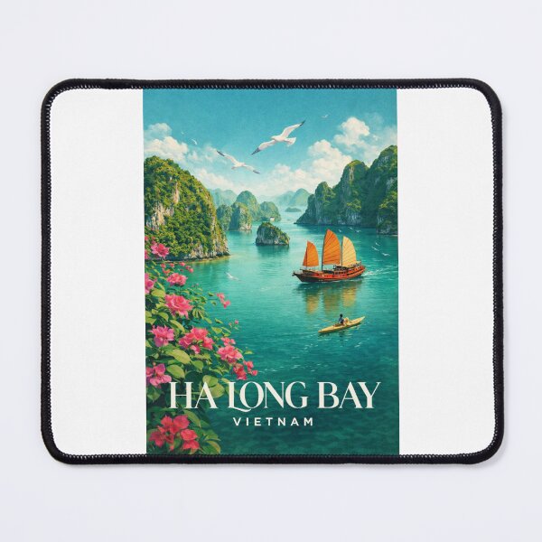 Item preview, Ha Long Bay Vietnam Emerald Waters Cat Ba Island Quang Ninh Seascape designed and sold by Places On Earth.