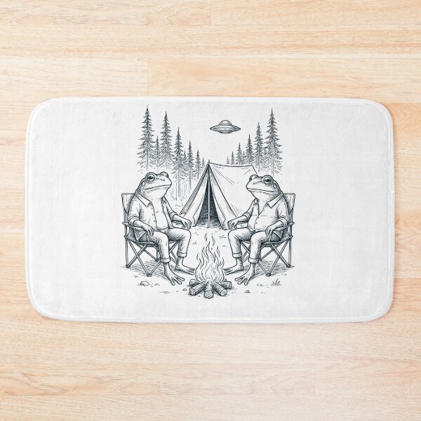 Item preview, Vintage Frog Camping UFO Animal Lover designed and sold by TerryConnells.