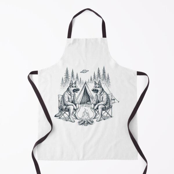 Item preview, Vintage German Shepherd Camping UFO Dog Mom Dad Lover designed and sold by TerryConnells.