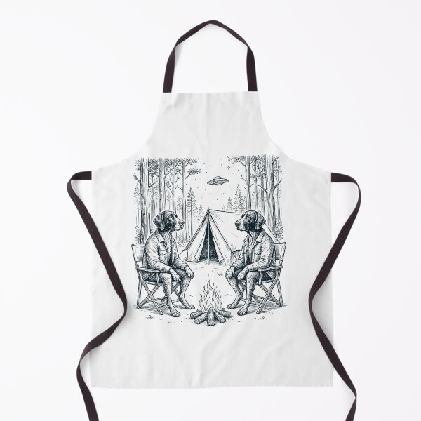 Item preview, Vintage German Shorthaired Pointer Camping UFO Dog Mom Dad Lover designed and sold by TerryConnells.