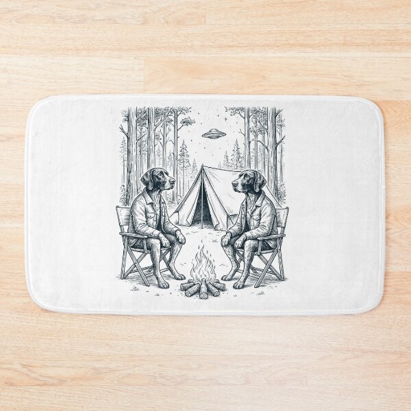 Item preview, Vintage German Shorthaired Pointer Camping UFO Dog Mom Dad Lover designed and sold by TerryConnells.