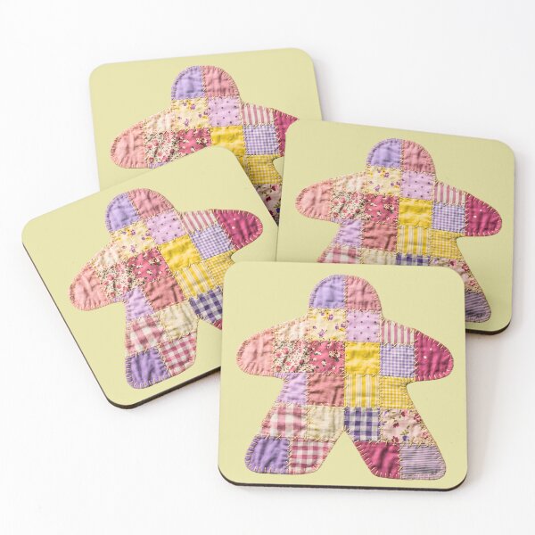 Item preview, Spring Patchwork Quilt Meeple for Board Game Lovers designed and sold by TackyTime.