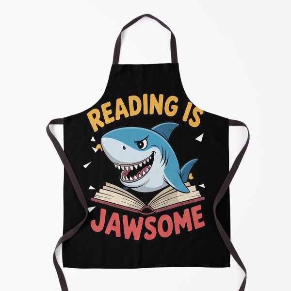 Item preview, Reading Is Jawsome Shark Book Boy Nerdy designed and sold by brinbotty.