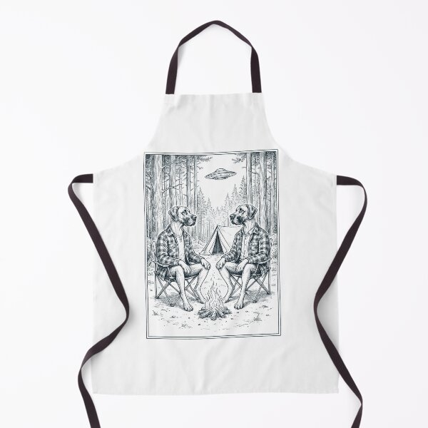 Item preview, Vintage Great Dane Camping UFO Dog Mom Dad Lover designed and sold by TerryConnells.