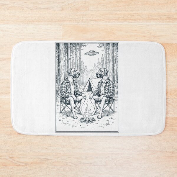 Item preview, Vintage Great Dane Camping UFO Dog Mom Dad Lover designed and sold by TerryConnells.