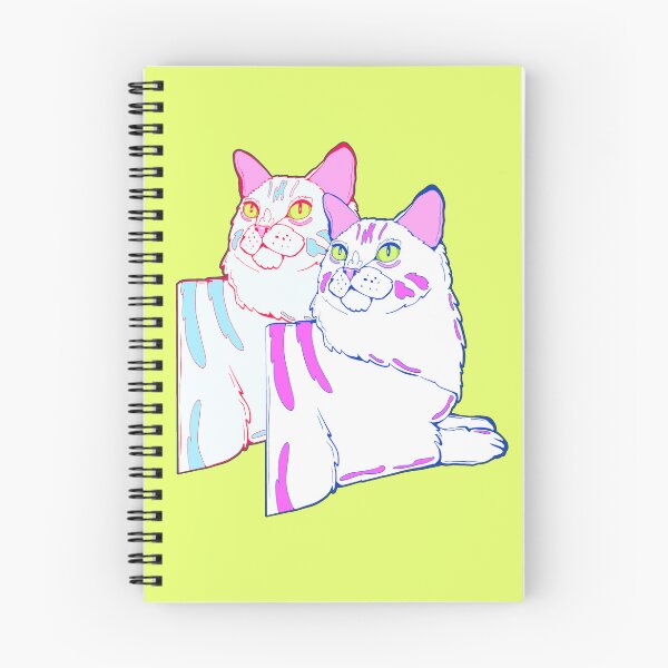 Item preview, two cats designed and sold by crestfallenmermaid.