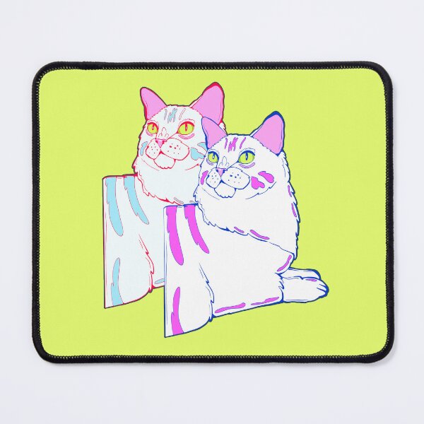 Item preview, two cats designed and sold by crestfallenmermaid.