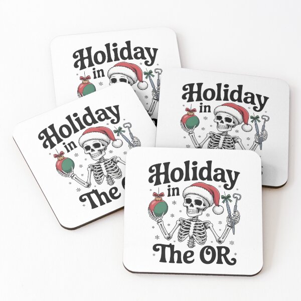 Item preview, Holiday in the OR – Christmas RNFA Skeleton Design designed and sold by ClinicalHubs.