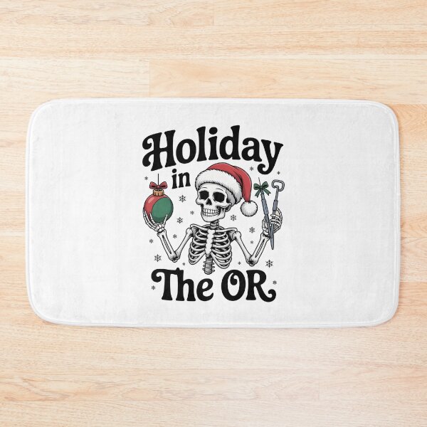 Item preview, Holiday in the OR – Christmas RNFA Skeleton Design designed and sold by ClinicalHubs.