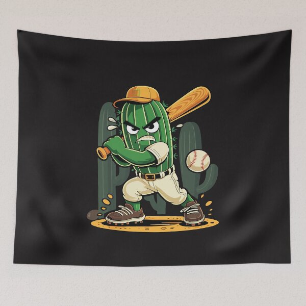 Item preview, Cactus Playing Baseball Funny Desert Player Game Practice Cute  designed and sold by kiralynstration.