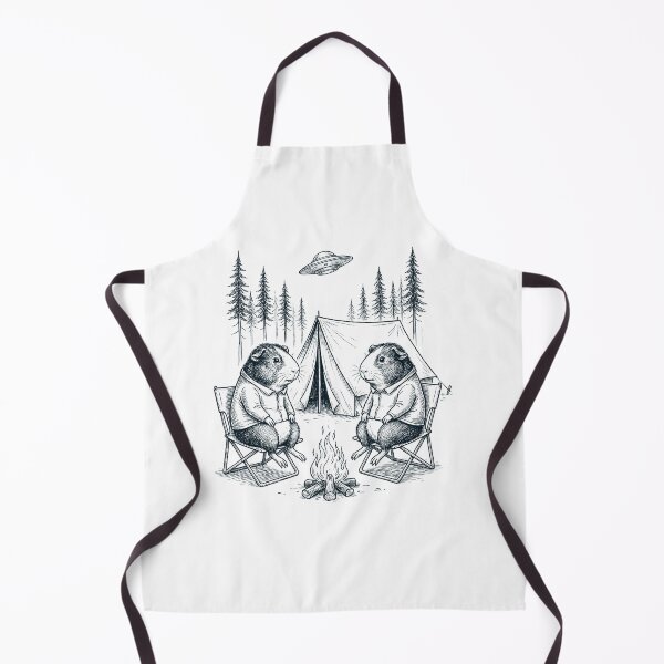 Item preview, Vintage Guinea Pig Camping UFO Animal Lover designed and sold by TerryConnells.