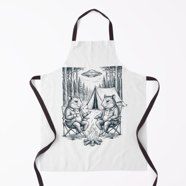 Item preview, Vintage Hamster Camping UFO Animal Lover designed and sold by TerryConnells.