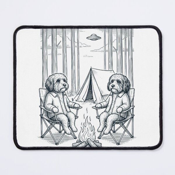 Item preview, Vintage Havanese Camping UFO Dog Mom Dad Lover designed and sold by TerryConnells.