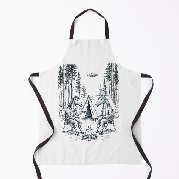 Item preview, Vintage Horse Camping UFO Animal Lover designed and sold by TerryConnells.