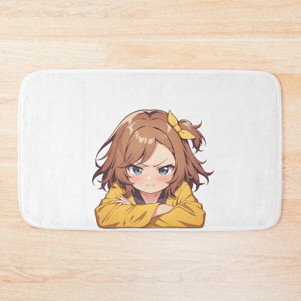 Item preview, Hikigaya Komachi Oregairu Angry Chibi Yellow Bow Blush designed and sold by 108Recordings.
