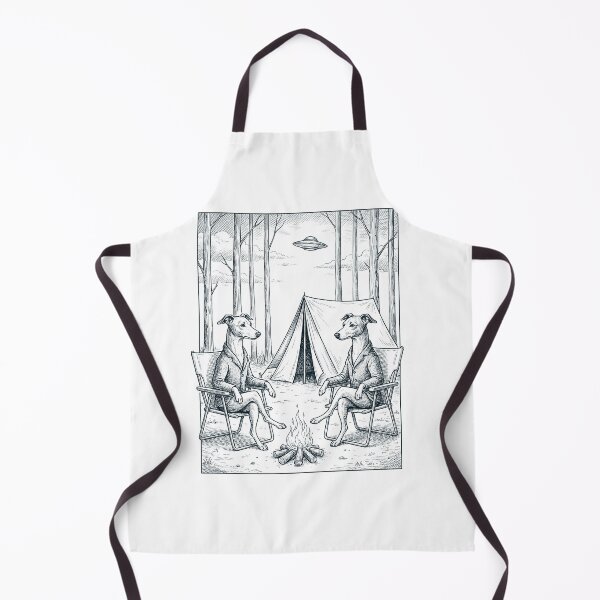 Item preview, Vintage Italian Greyhound Camping UFO Dog Mom Dad Lover designed and sold by TerryConnells.