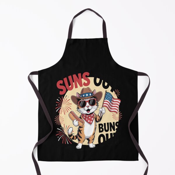 Item preview, American Bobtail Hotdog Fireworks US Flag Suns Out Buns Out designed and sold by gandebro.
