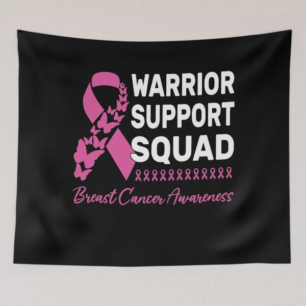 Item preview, Breast Cancer Support Squad Butterfly Ribbon designed and sold by KroghDs.