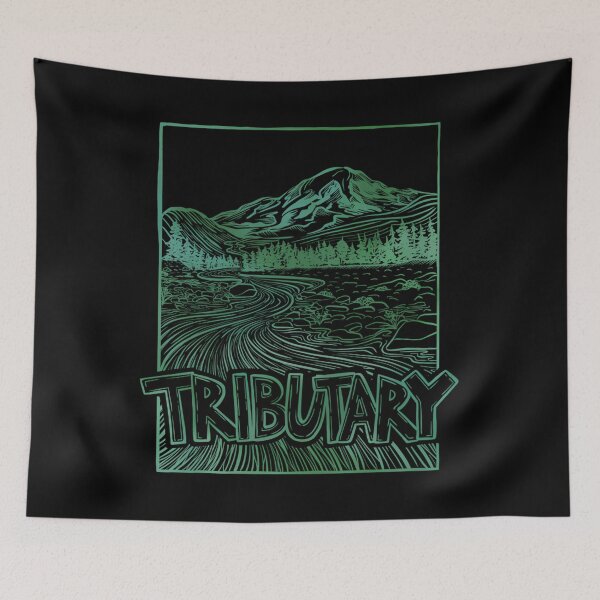 Item preview, Tributary - Evergreen designed and sold by WandaRob.