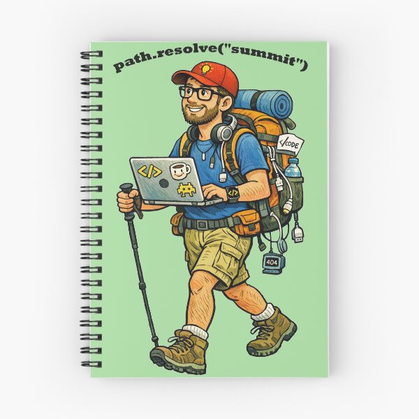 Item preview, Software Engineer Going Hiking with a Computer and a Backpack URM designed and sold by urmaddad.