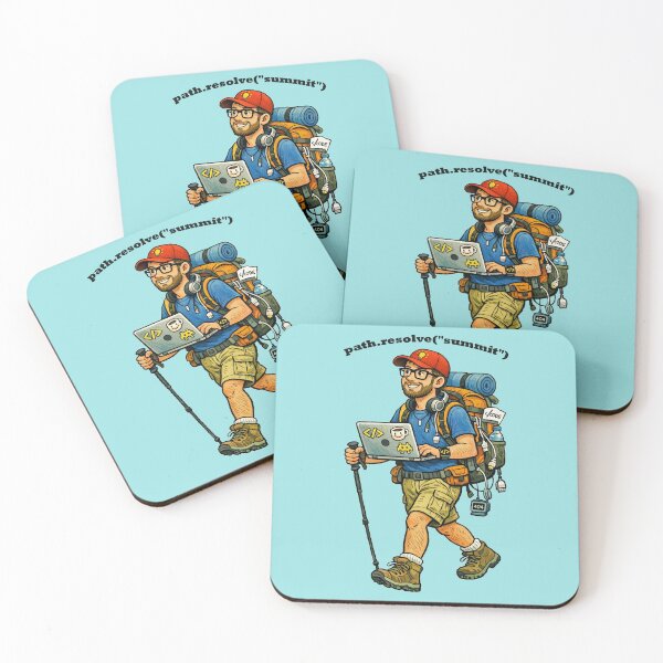 Item preview, Software Engineer Going Hiking with a Computer and a Backpack URM designed and sold by urmaddad.