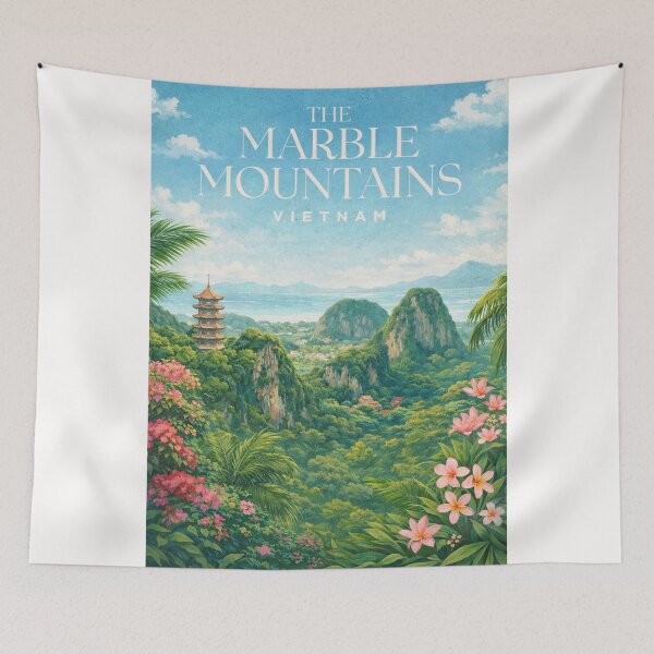 Item preview, Marble Mountains Scenic Hills and Pagodas near Hoi An Vietnam designed and sold by Places On Earth.