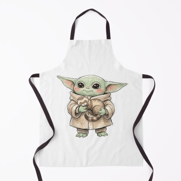Item preview, BABY YODA WITH FERRET designed and sold by LIS AND MELIVERSO.