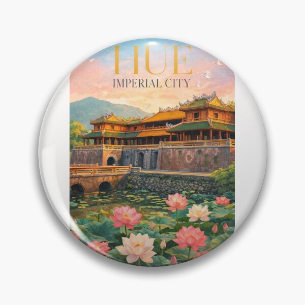 Item preview, Hue Imperial Citadel and Lotus Ponds along Perfume River Vietnam designed and sold by Places On Earth.
