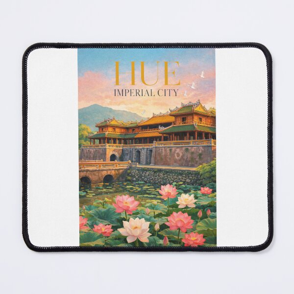 Item preview, Hue Imperial Citadel and Lotus Ponds along Perfume River Vietnam designed and sold by Places On Earth.