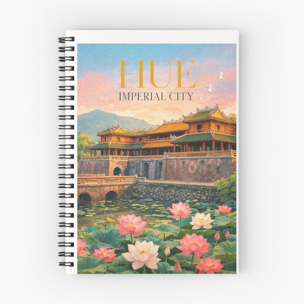 Item preview, Hue Imperial Citadel and Lotus Ponds along Perfume River Vietnam designed and sold by Places On Earth.