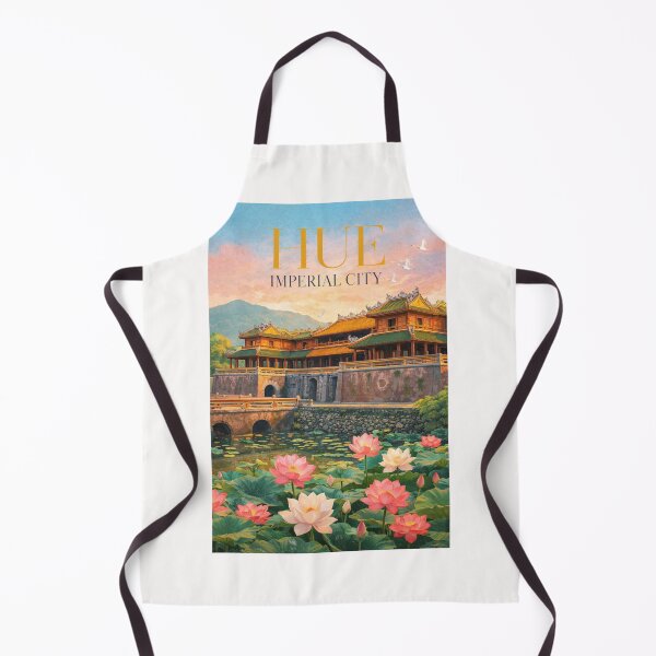 Item preview, Hue Imperial Citadel and Lotus Ponds along Perfume River Vietnam designed and sold by Places On Earth.