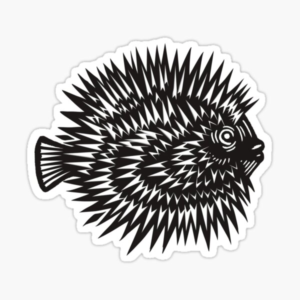 pufferfish 2 Sticker