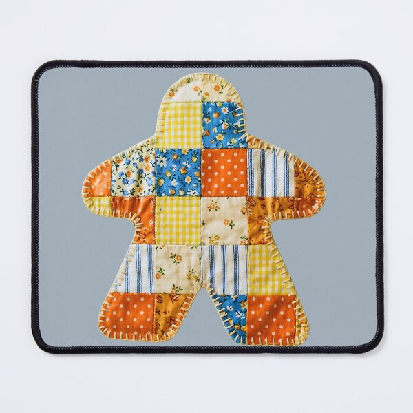 Item preview, Summer Patchwork Quilt Meeple for Board Game Lovers designed and sold by TackyTime.