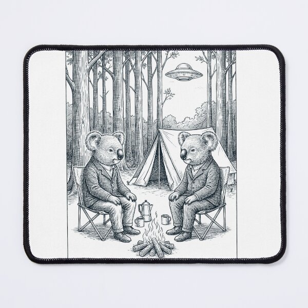Item preview, Vintage Koala Camping UFO Animal Lover designed and sold by TerryConnells.