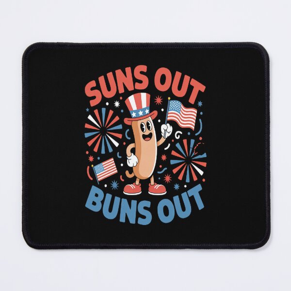 Item preview, American Flag Suns Out Buns Out 4th Of July USA designed and sold by gandebro.