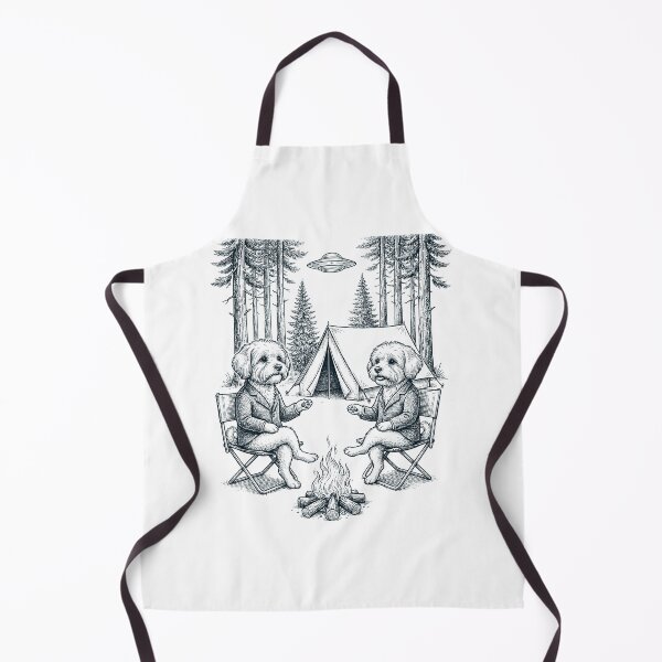 Item preview, Vintage Maltese Camping UFO Dog Mom Dad Lover designed and sold by TerryConnells.
