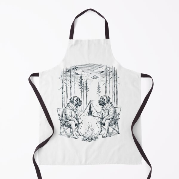 Item preview, Vintage Mastiff Camping UFO Dog Mom Dad Lover designed and sold by TerryConnells.