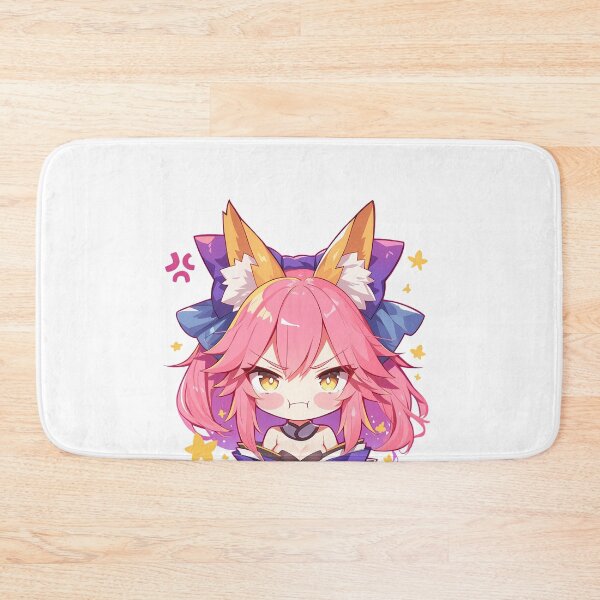 Item preview, Tamamo No Mae Fate Grand Order Chibi Fox Girl Pout designed and sold by 108Recordings.