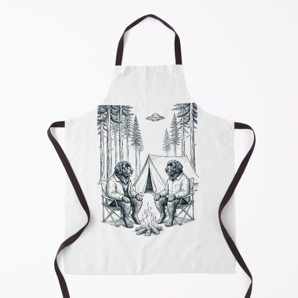 Item preview, Vintage Newfoundland Camping UFO Dog Mom Dad Lover designed and sold by TerryConnells.