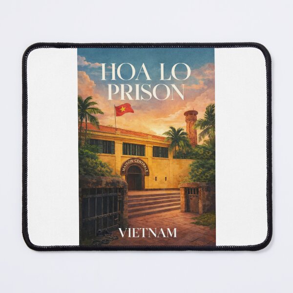 Item preview, Hoa Lo Prison Historic Landmark Hanoi Vietnam French Colonial Heritage designed and sold by Places On Earth.