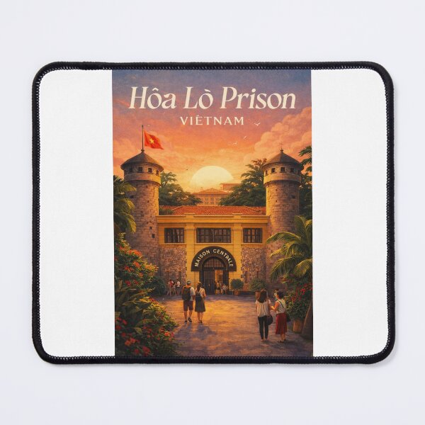 Item preview, Hoa Lo Prison Entrance Towers Hanoi Vietnam Colonial Era Site designed and sold by Places On Earth.